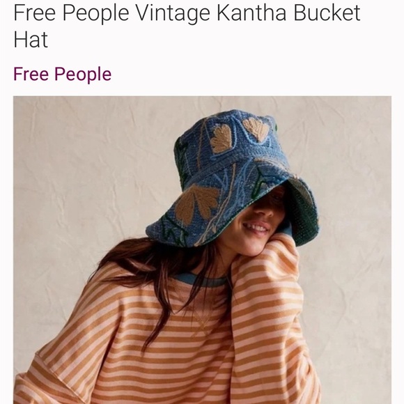 Free People Vintage Kantha Bucket Hat main image 4